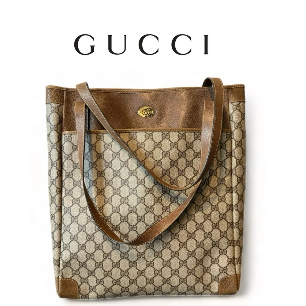 🔴SOLD🔴Gucci GG monogram tote Bag - Picture 4 of 17